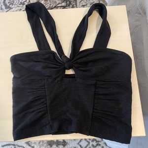Urban Outfitters cropped tank top with cut out